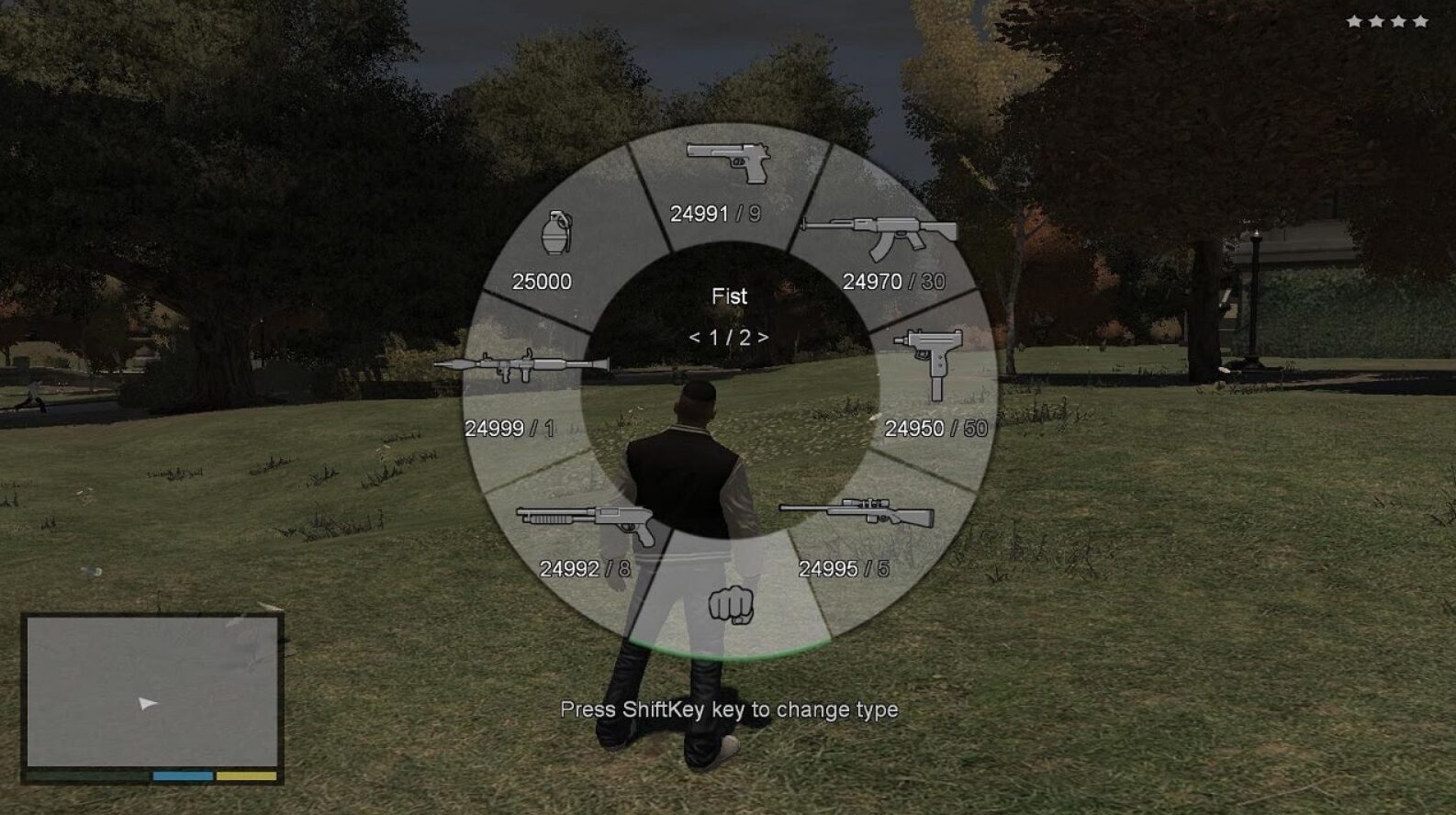GTA V HUD mod screenshot