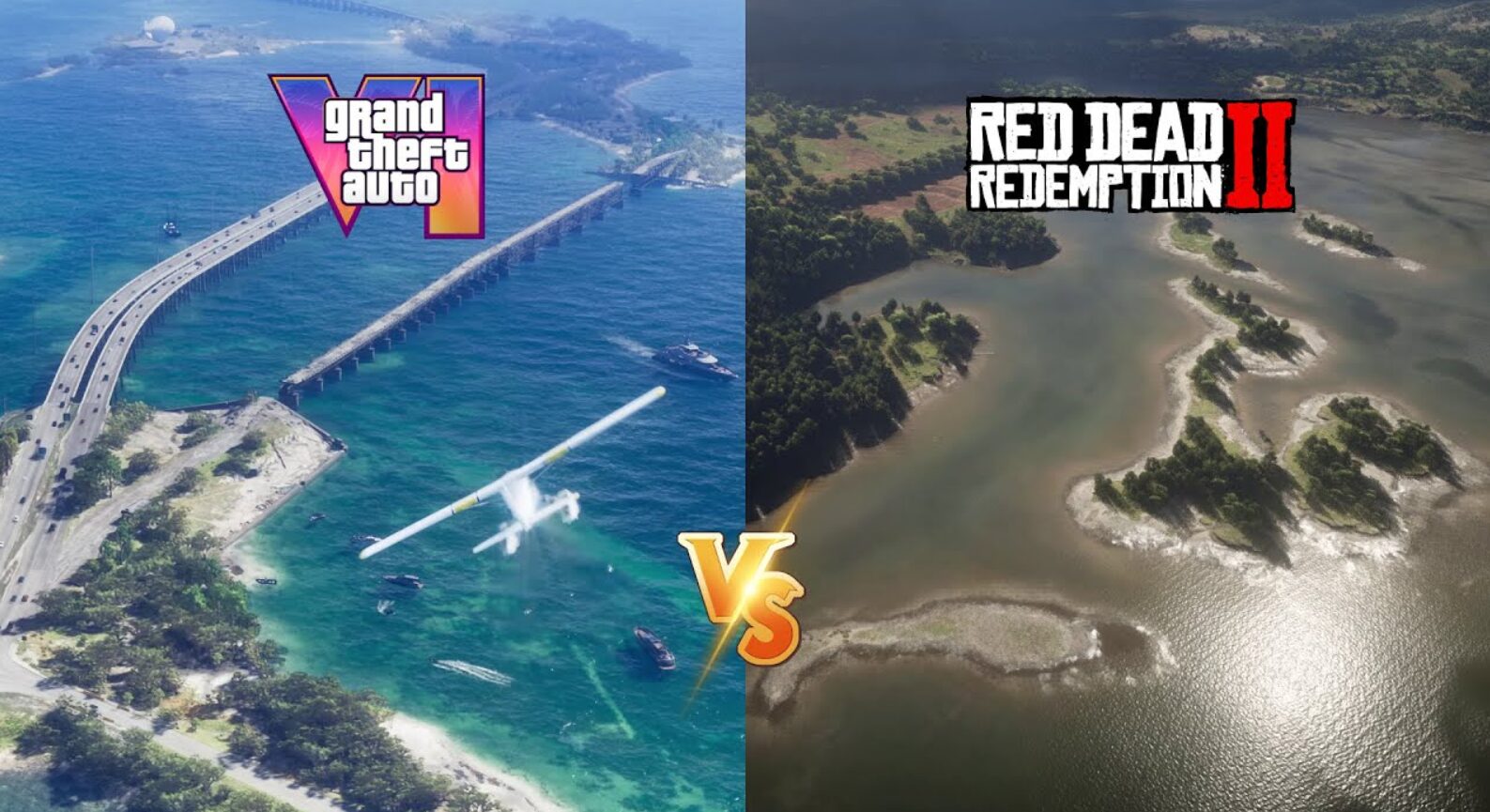 GTA 6 vs RDR2 world comparison